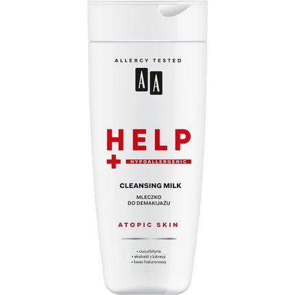 AA Help Makeup Removal Milk for Atopic Skin 200ml - Maison des fragrances