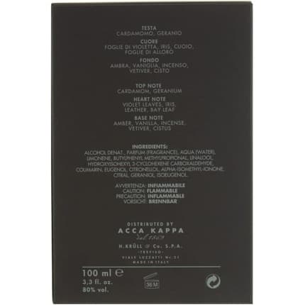 Acca Kappa 1869 - Eau de Parfum 100ml - Maison des fragrances