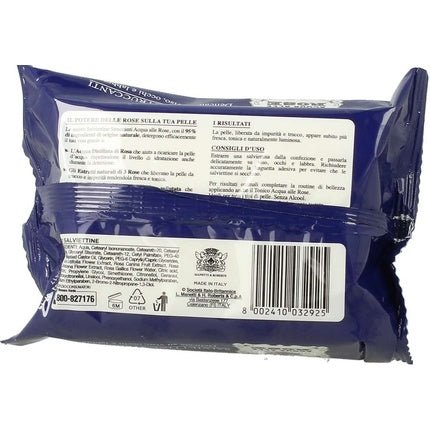 Acqua Alle Rose Face Eye Lip Cleansing Wipes 20 Wipes - Maison des fragrances