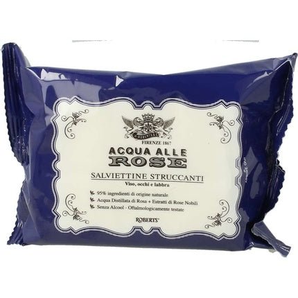 Acqua Alle Rose Face Eye Lip Cleansing Wipes 20 Wipes - Maison des fragrances