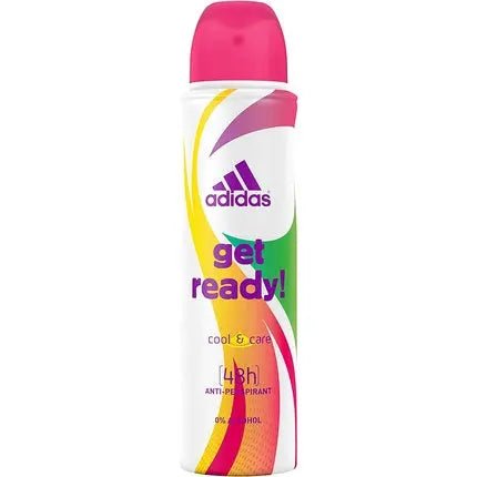 Adidas Get Ready! Antiperspirant Deodorant Spray with Sporty Feminine Fragrance 150ml - Maison des fragrances