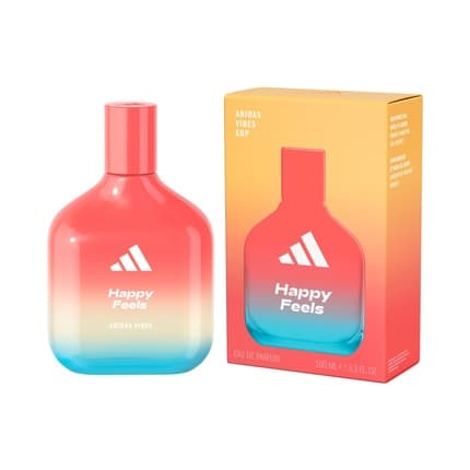 adidas Vibes Happy Feels Unisex Fragrance with Floral Fresh Notes and Natural Essential Oils Eau de Parfum (EDP) Mixte 100ml - Maison des fragrances