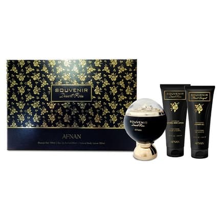 Afnan Souvenir Desert Rose Shower Gel Body Milk Coffret (Coffret) Mixte 100ml - Maison des fragrances