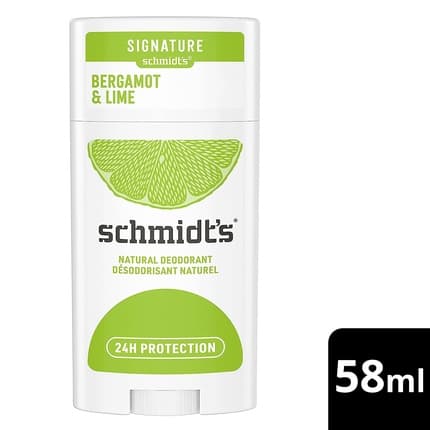 Schmidt's Natural Deodrant Stick Bergamot and Lime Aluminum Free Vegan