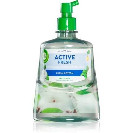 Air Wick Active Fresh Fresh Cotton deodorant refill 228ml Unisexe - Maison des fragrances