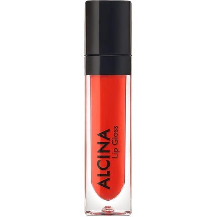 ALCINA Shiny Red Lip Gloss - Intense Color Shine and Visually Fuller Lips - Lip Care with Hyaluronic Acid and Nourishing Oils from Dragon Fruit and Green Tea Seeds - Maison des fragrances