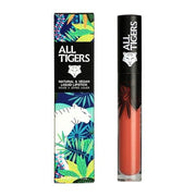 ALL TIGERS Dear to Stand Liquid Lipstick Matt Vegan and Natural Long Lasting Peach Color 682 - Petroleum - Free Lipstick with Organic Ingredients - Maison des fragrances