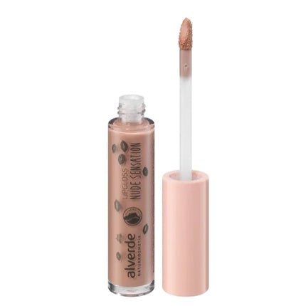 Alverde Nude Sensation Hydrating Lip Gloss - 5ml Natural Shine Enhancer - Maison des fragrances