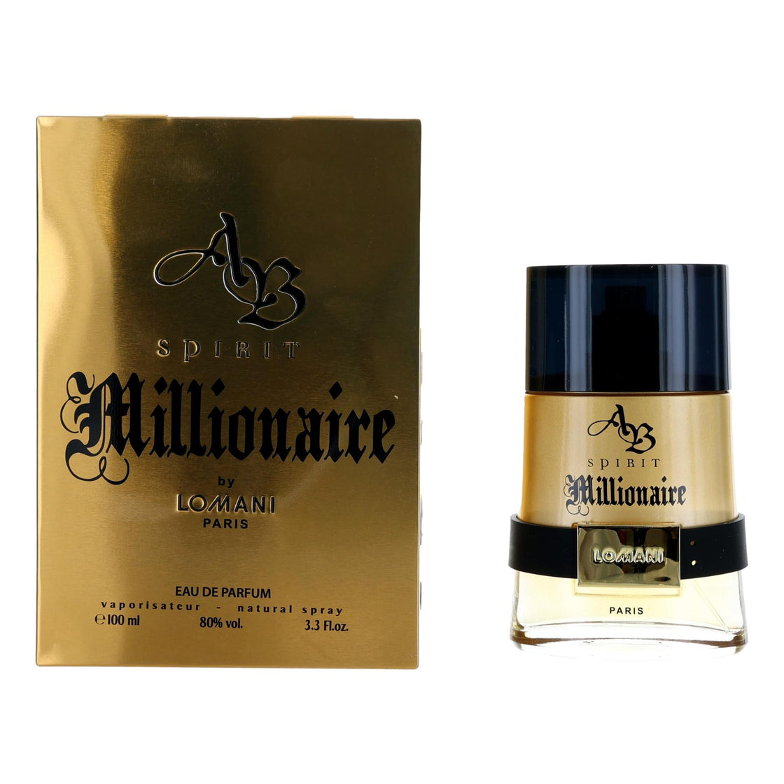 LOMANI AB SPIRIT MILLIONAIRE HOME 3.3OZ SPRAY EAU DE PRAY CORIANDER ORANGE Orange