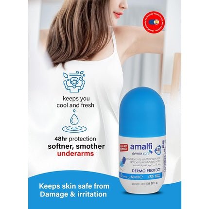 Amalfi Deodorant Roll-On Dermo Protector Amalfi Déodorant (Déo) Mixte 50ml - Maison des fragrances