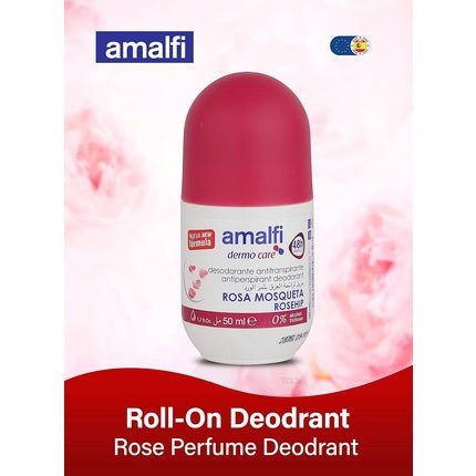 Amalfi Dermo Rosehip Roll-On Deodorant Déodorant (Déo) Mixte 50ml - Maison des fragrances