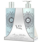 Amber & Cedar Cosmetic Body Care Set - Maison des fragrances