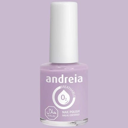 Andreia Halal Breathable Nail Polish Glossy Vegan and Cruelty - Free 10.5ml B1 Purple - Maison des fragrances