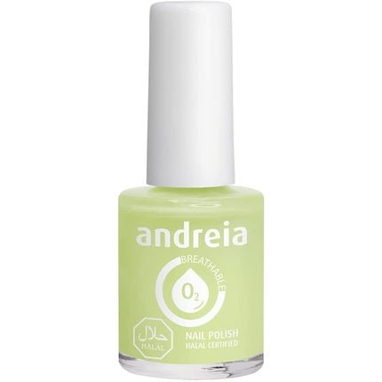 Andreia Halal Breathable Nail Polish Glossy Vegan and Cruelty - Free 10.5ml B4 Green Shades of Blue - Maison des fragrances