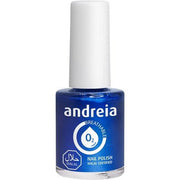 Andreia Halal Breathable Nail Polish Glossy Vegan and Cruelty - Free B13 Blue Shimmer 10.5ml - Maison des fragrances