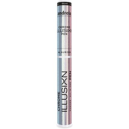 Andreia Professional Chrome Nail Powder Pen Nail Art All in One Illusion Pen For Gel Polish Manicure Colour 01 Aurora 0.5g - Maison des fragrances