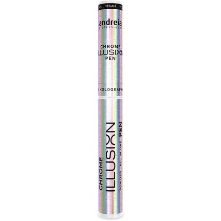 Andreia Professional Chrome Nail Powder Pen Nail Art All in One Illusion Pen For Gel Polish Manicure Colour 06 Holographic 0.5g - Maison des fragrances