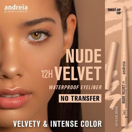 Andreia Professional Make Up Eyes Nude Velvet 12H Waterproof Eyeliner - Maison des fragrances