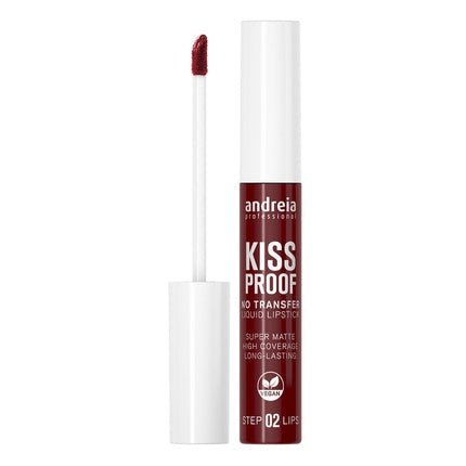 Andreia Professional Make - up Kiss - Proof Lipstick No Transfer 01 Burgundy - Maison des fragrances