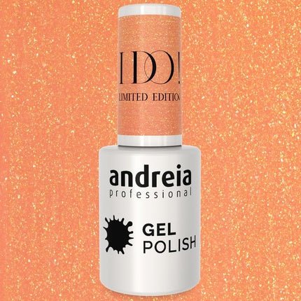 Andreia Professional Semi - Permanent Nail Gel Polish I DO Limited Collection Colour ID2 Nude with Gold Sparkles 10.5ml - Maison des fragrances