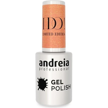 Andreia Professional Semi - Permanent Nail Gel Polish I DO Limited Collection Colour ID2 Nude with Gold Sparkles 10.5ml - Maison des fragrances