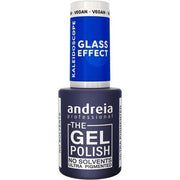 Andreia Professional Semi - Permanent Nail Gel Polish Kaleidoscope Glass Effect Collection Colour KL3 Glass Effect Translucent Blue 10.5ml - Maison des fragrances