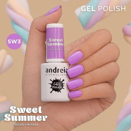Andreia Professional Sweet Summer Purple SW3 Gel Nail Polish - Maison des fragrances