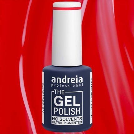 Andreia Professional The Gel Polish Solvent and Odor Free Gel Colour G15 Neon Red Shades of Pink - Maison des fragrances