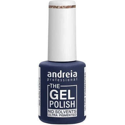 Andreia Professional The Gel Polish Solvent and Odor Free Gel Colour G37 Gold Glitter Shades of Pink - Maison des fragrances