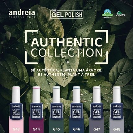 Andreia Professional The Gel Polish Solvent and Odor Free Gel Colour G48 Sky Grey - Maison des fragrances