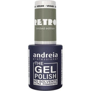 Andreia Professional The Gel Polish Solvent Free Gel Retro Limited Collection Colour RT5 Subtle Light Grayish Green - Maison des fragrances