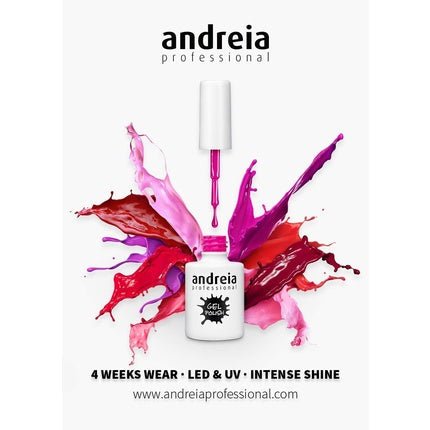 Andreia Semi - Permanent Nail 211 Red Pink Black - Maison des fragrances