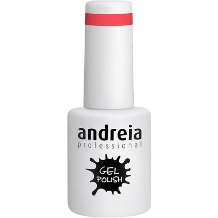 Andreia Semi - Permanent Nail Gel Polish for UV/LED Lamp Intense Shine and 4 weeks Lasting French Manicure Nail Gel Varnish Colour 265 Neon Red 10.5ml - Maison des fragrances