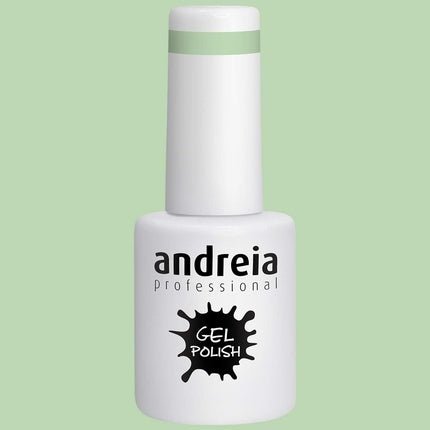 Andreia Semi - Permanent Nail Gel Polish for UV/LED Lamp Intense Shine and 4 weeks Lasting French Manicure Nail Gel Varnish Colour 286 Green Shades of Blue 10.5ml - Maison des fragrances