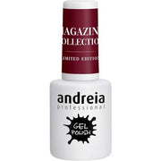 Andreia Semi - Permanent Nail Gel Polish for UV/LED Lamp Intense Shine and 4 weeks Lasting French Manicure Nail Gel Varnish Magazine Collection Colour MZ1 Bordeaux 10.5ml - Maison des fragrances