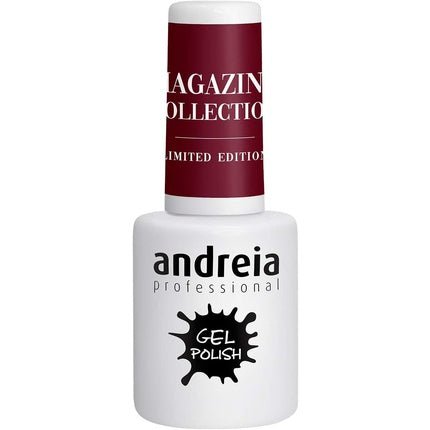 Andreia Semi - Permanent Nail Gel Polish for UV/LED Lamp Intense Shine and 4 weeks Lasting French Manicure Nail Gel Varnish Magazine Collection Colour MZ1 Bordeaux 10.5ml - Maison des fragrances