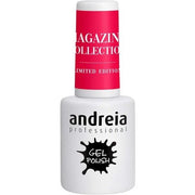 Andreia Semi - Permanent Nail Gel Polish for UV/LED Lamp Intense Shine and 4 weeks Lasting Varnish Magazine Collection MZ2 Intense Cherry 10.5ml - Maison des fragrances