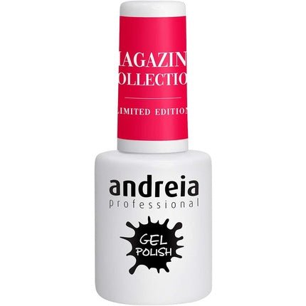 Andreia Semi - Permanent Nail Gel Polish for UV/LED Lamp Intense Shine and 4 weeks Lasting Varnish Magazine Collection MZ2 Intense Cherry 10.5ml - Maison des fragrances