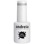 Andreia Semi - Permanent Nail Polish Gel Polish Color 276 Silver - Shades of Glitter Gray and Purple 10.5ml - Maison des fragrances