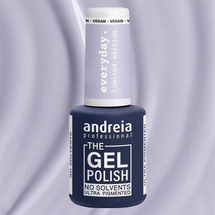 Andreia The Gel Polish Professional Gel Nail Polish Solvent - Free Limited Collection Color ED3 Pastel Lavender - Maison des fragrances