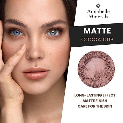 Annabelle Minerals Natural Clay Mineral Eyeshadow Matte Cocoa Cup 3g - Maison des fragrances