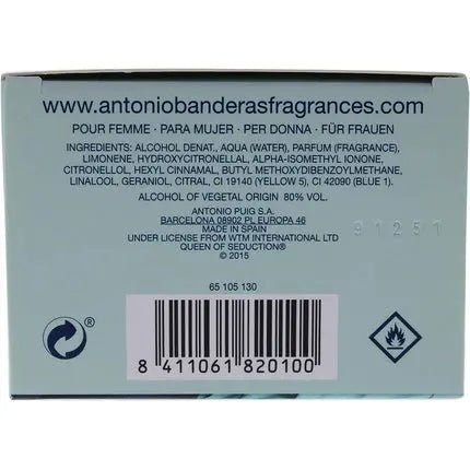 Antonio Banderas Queen Of Seduction Eau de Toilette (EDT) Femme 80ml - Maison des fragrances