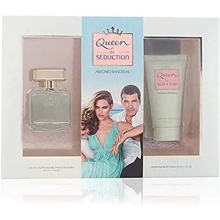 Antonio Banderas Queen of Seduction Giftset Eau de toilette Spray Plus Hydrating Body Lotion 50ml/50ml - Maison des fragrances