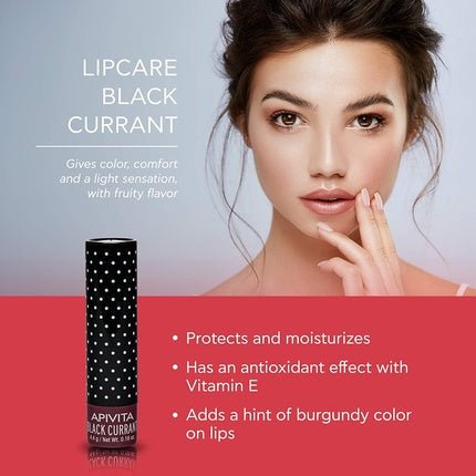 Apivita Black Currant Lipcare 4.4g - Maison des fragrances
