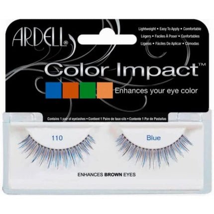Ardell Colour Impact Lash 110 False Eyelashes Blue 1 Pair - Maison des fragrances