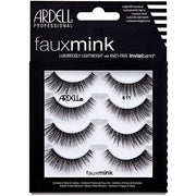 ARDELL Faux Mink 811 Synthetic Vegan Black Eyelashes - Pack of 4 - Maison des fragrances