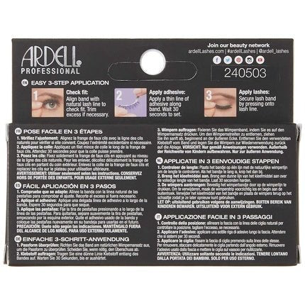 ARDELL Faux Mink 812 False Eyelashes Black 25g - Maison des fragrances