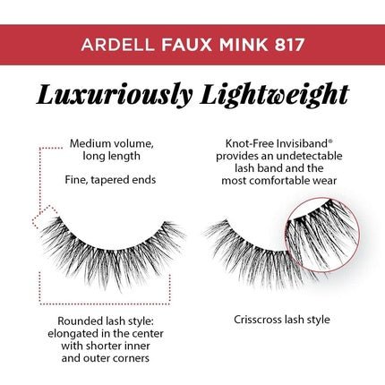 ARDELL Faux Mink Eyelashes 817 - Pack of 4 - Maison des fragrances