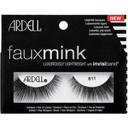 ARDELL Faux Mink False Eyelashes 811 Black Medium Volume Medium Length Flared Knot - Free Invisiband Cat - Eye Vegan - Friendly Cruelty - Free Lashes - Maison des fragrances
