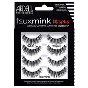 ARDELL Faux Mink Wispies Synthetic Vegan Eyelashes Black - Pack of 4 - Maison des fragrances